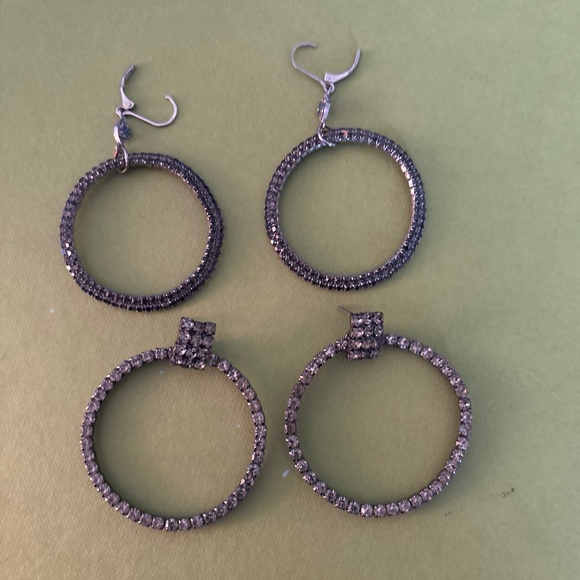 Hematite Hoops Earring Bundle - Picture 1 of 3